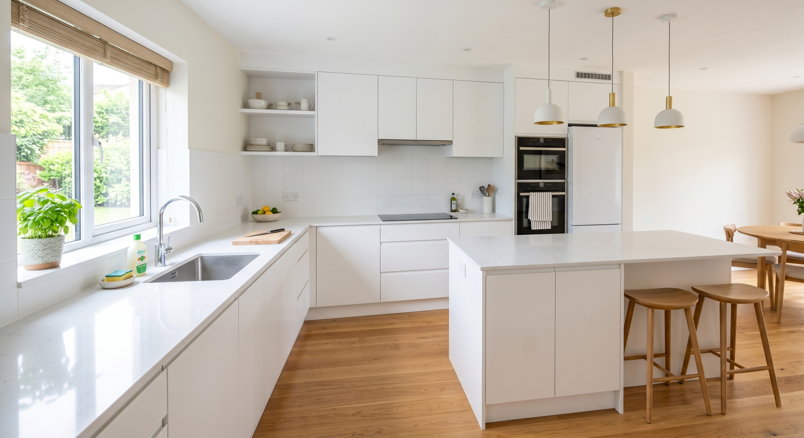 kitchen set clean